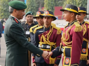 Lt Gen Manoj Kumar Katiyar Shaking Hands 1