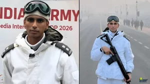 Lieutenant Amit Chaudhary Led the Mixed Scouts Contingent at Republic Day 2026