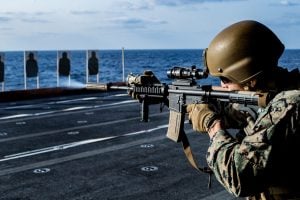 Taiwan Marine Corps Upgrades to US-Made M4A1 Rifles for Security Unit
