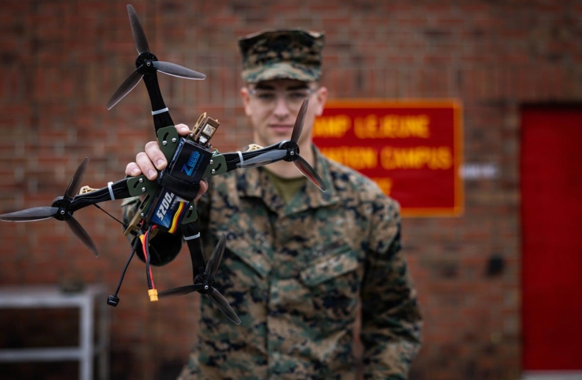 US Marine Corps Unveils First NDAA-Compliant 3D-Printed Drone, HANX