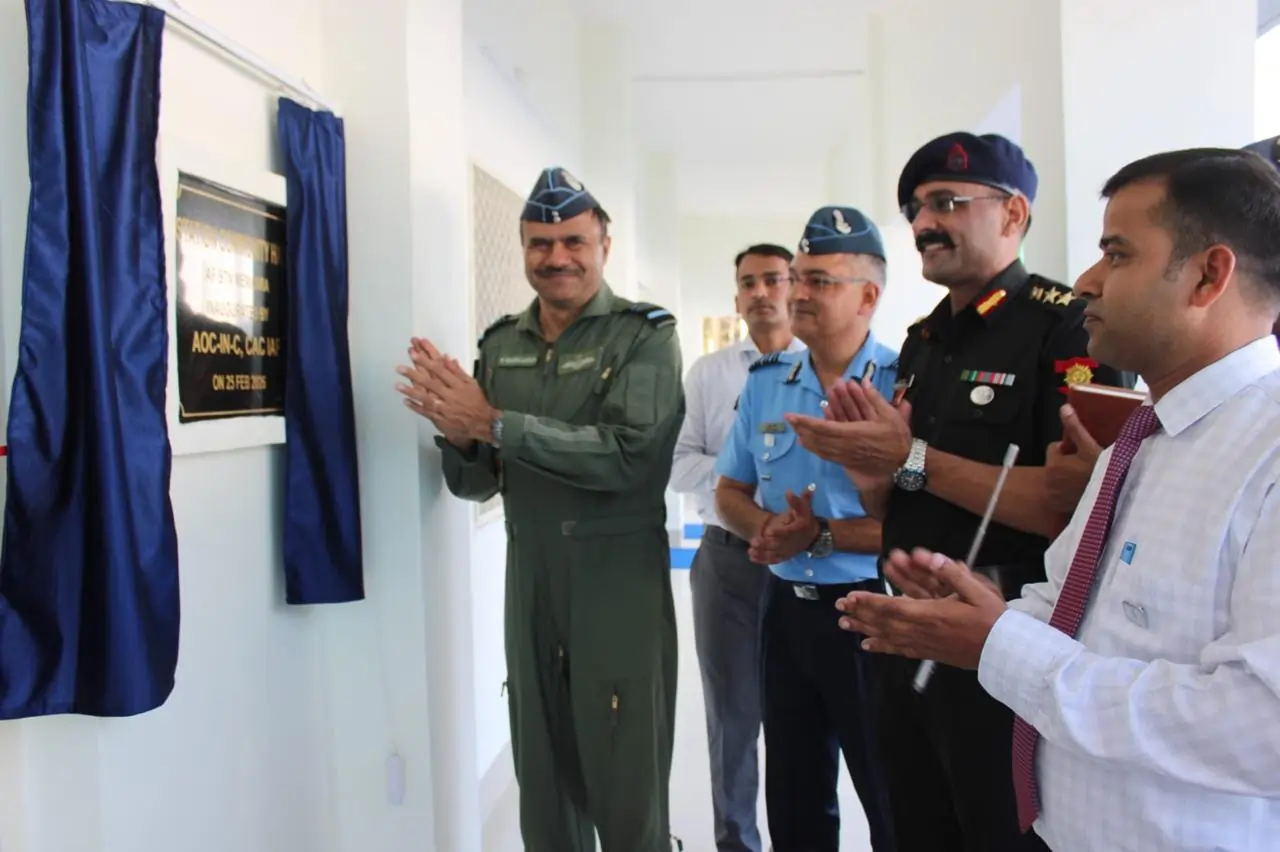 Air Marshal Manikantan Inaugrating