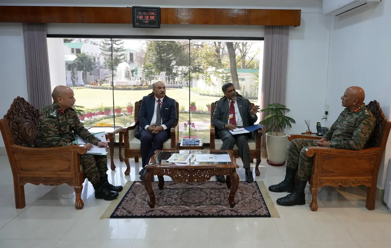 Officers Having Discussions