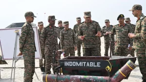 Lt Gen Pratik Sharma and Other Officers