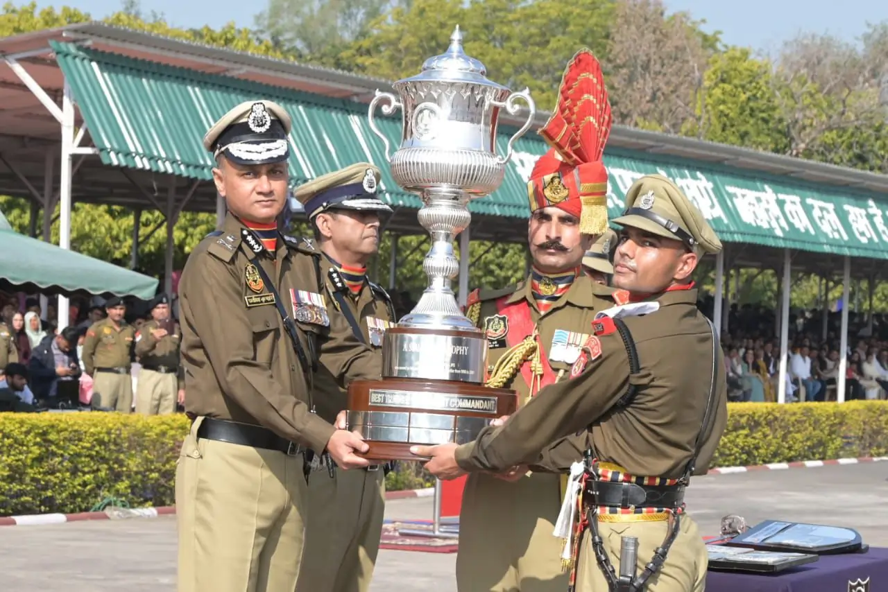 Assistant Commandant Sunil Kumar Awarded Sword of Honour at Passing Out Parade