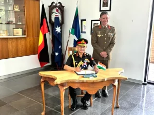 General Dwivedi at Australian Defence College