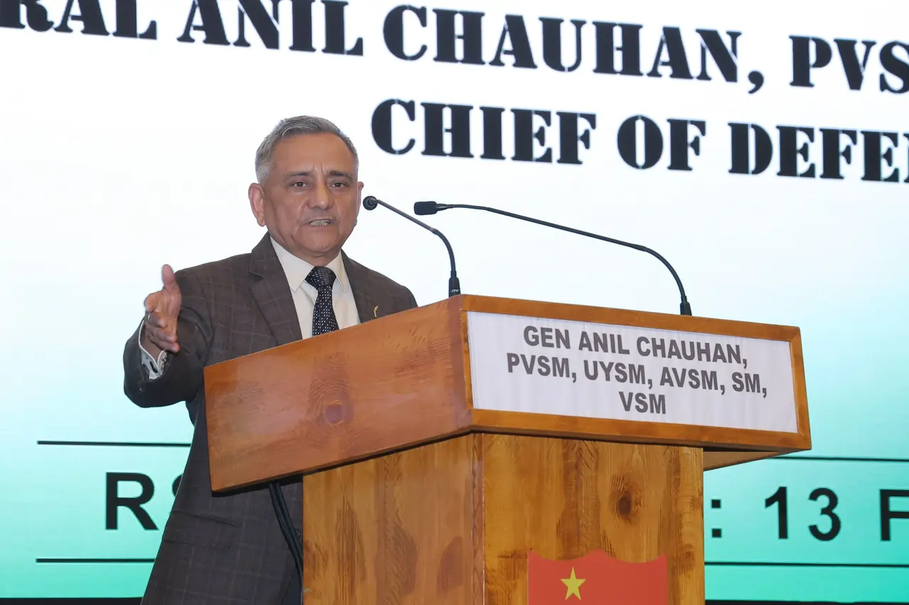 Gen Anil Chauhan Giving Lecture