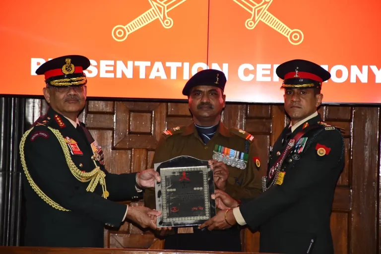 Lieutenant General Pushpendra Singh Awards VCOAS Unit Citation to Six Units