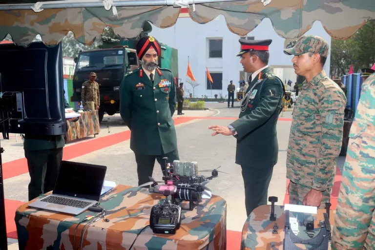 Lt Gen HS Vandra Reviewing 1