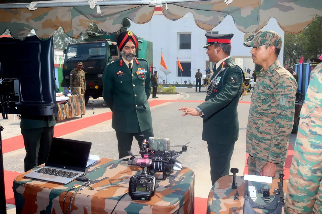 Lt Gen HS Vandra Reviewing 1