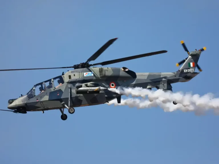 President Droupadi Murmu Takes a Sortie on the Light Combat Helicopter Prachand