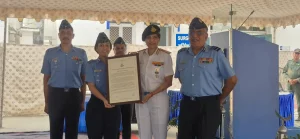 Surg Vice Adm Arti Sarin Giving Award