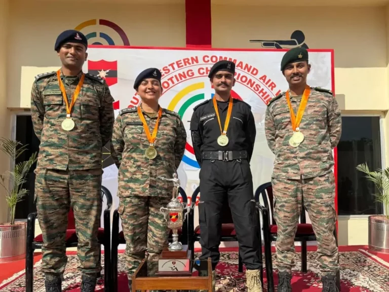 Officers with Medals