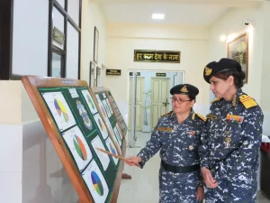 Surg Vice Admiral Arti Sarin Reviews Medical Facilities at Karwar During Official Visit