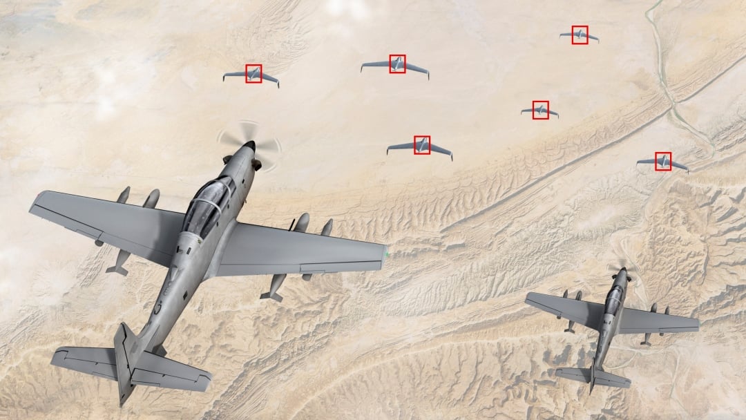 Embraer and Valkyrie Aero Upgrade A-29 Super Tucano for Enhanced Counter-Drone Capabilities