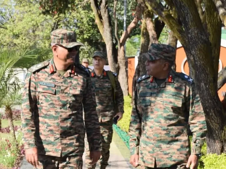 Lt Gen PK Mishra Discussing