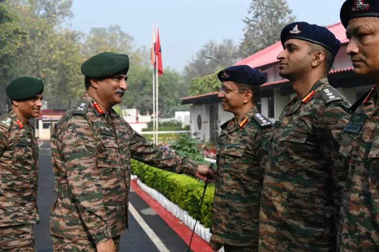 Lt Gen Rajesh Pushkar Reviews Operational Preparedness During Exercise Kharga Shakti