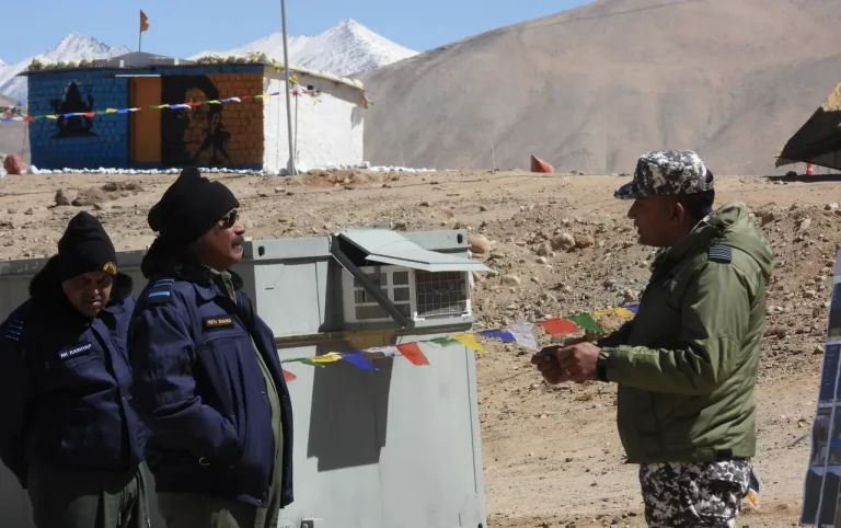 Air Marshal Mishra Interacting