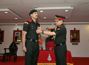 Gen Dwivedi Commending Officer