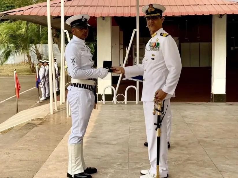 Officer Giving Award 4