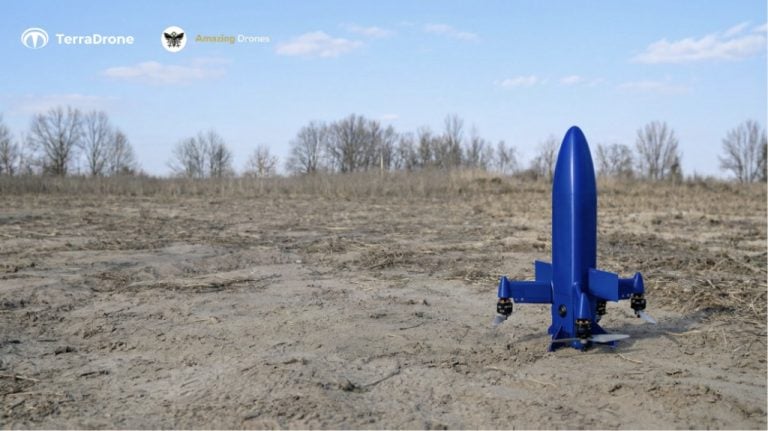 Japan's Terra Drone Deploys Terra A1 Interceptor Drone in Ukraine
