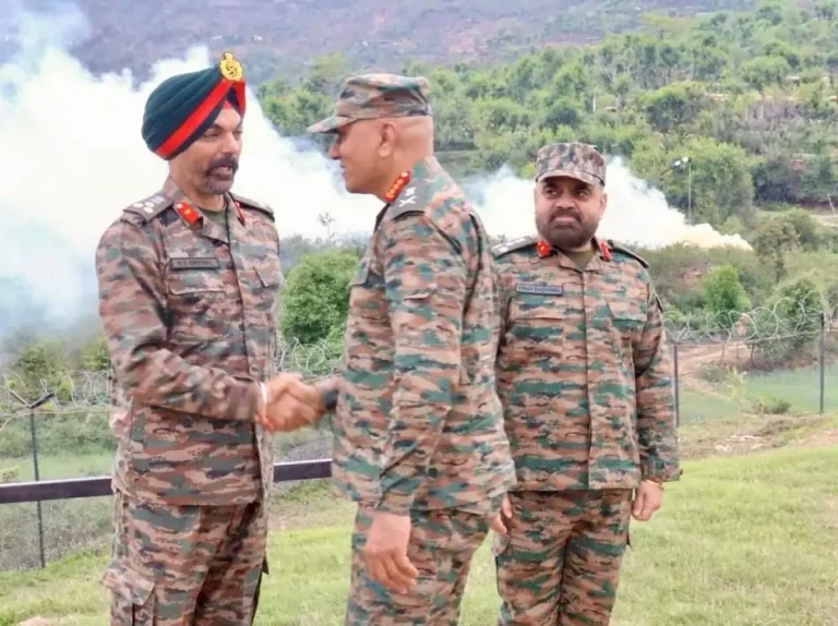 Lt Gen Sharma Shaking Hands 2