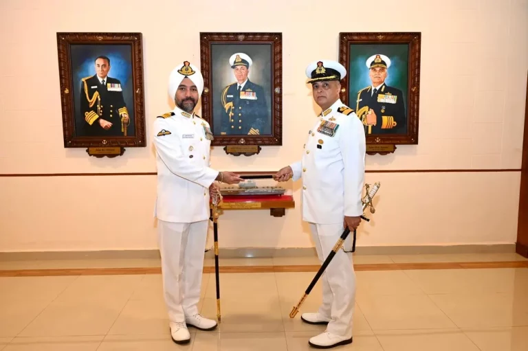 Captain Kulvinder Singh Bali Taking Over the Baton