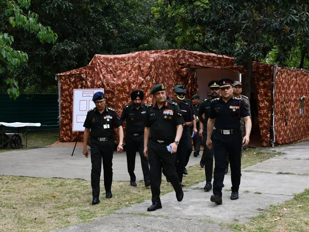 Maj Gen Amaresh Gunjan with Other Officers
