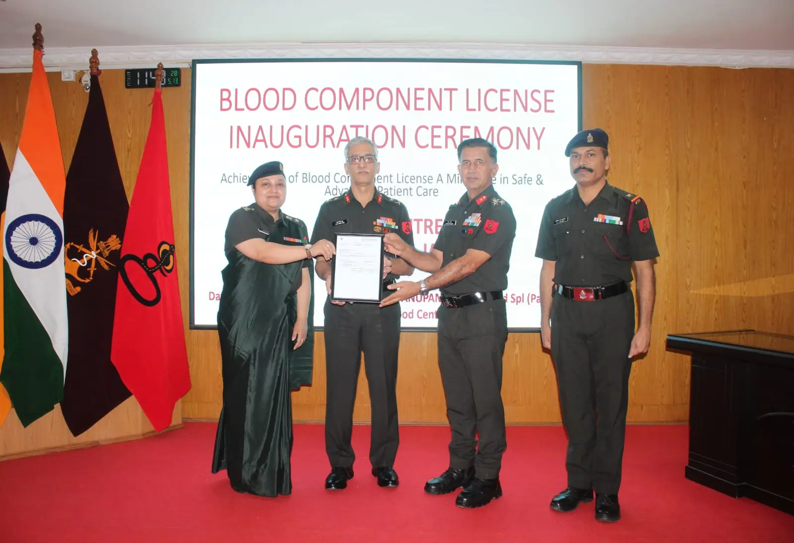 Officers Receiving Award