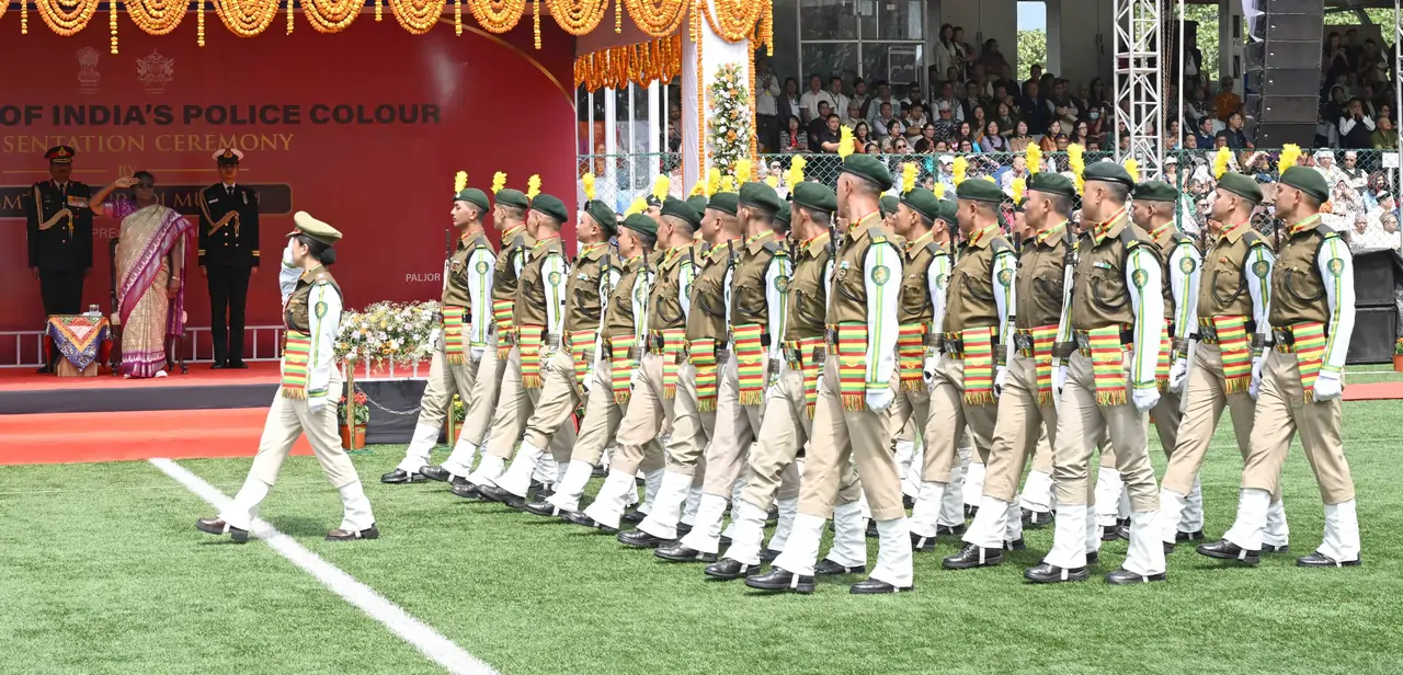 Officers in Parade