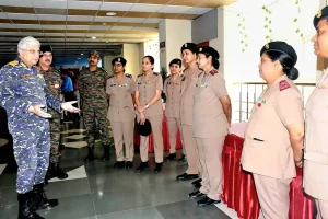 Surg VAdm Vivek Hande Interacting