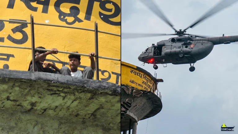 IAF Helicopter Rescues Kids Trapped on Water Tank After Fatal Reel Stunt in Uttar Pradesh