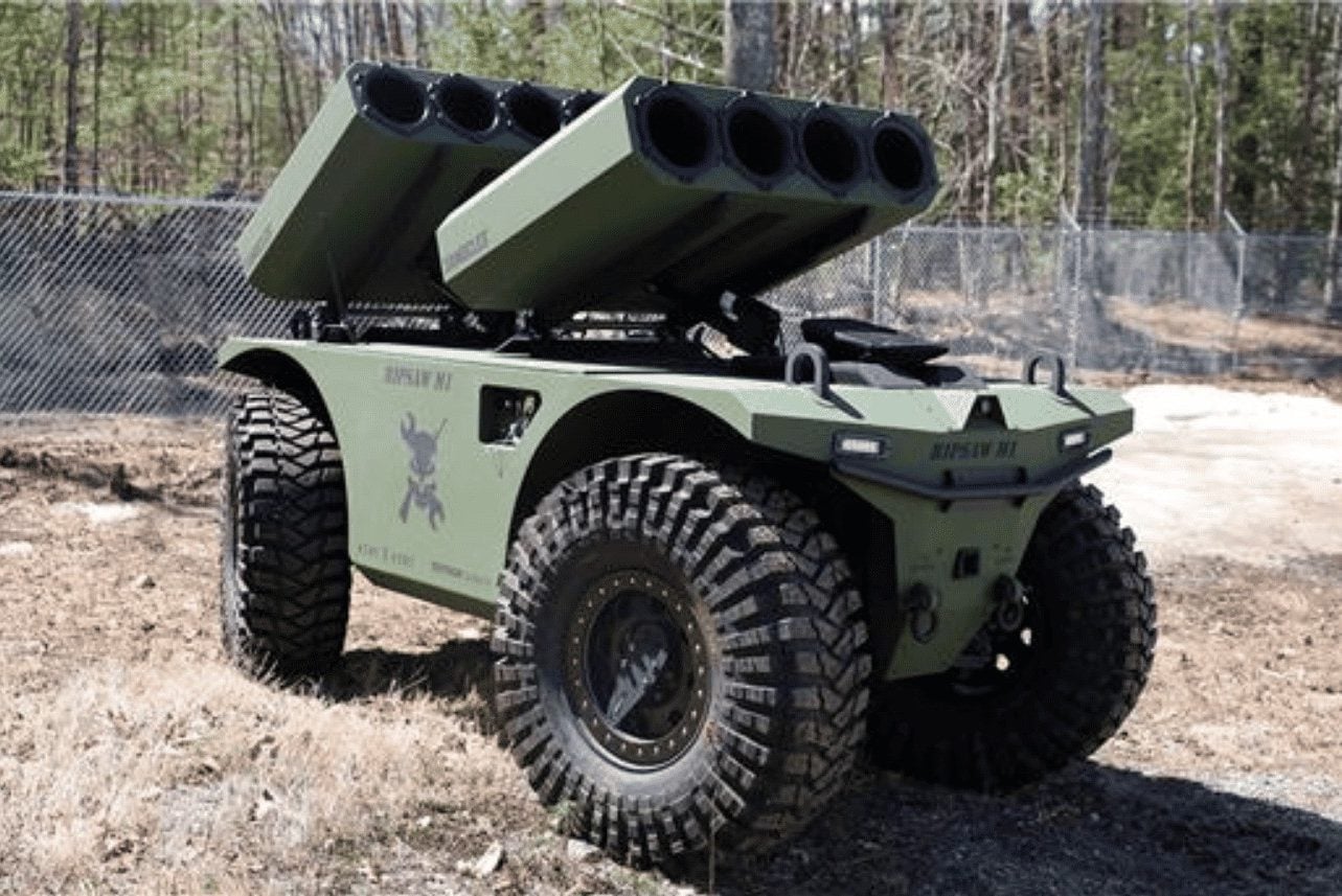 Textron Unveils RIPSAW M1 Unmanned Ground Vehicle Capable of Launching Loitering Munitions