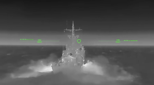 Ukraine Strikes Russian Warship in Coordinated Drone Attack in Crimea