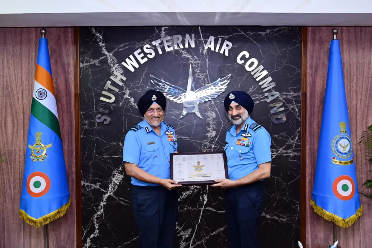 Air Chief Marshal AP Singh with Officer