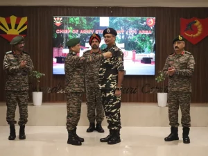 Gen Dwivedi Commending Shri Vandan Saxena