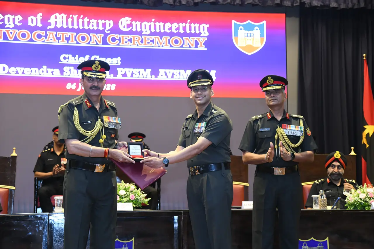 46 Officers Awarded Degrees in M Tech and TES Courses