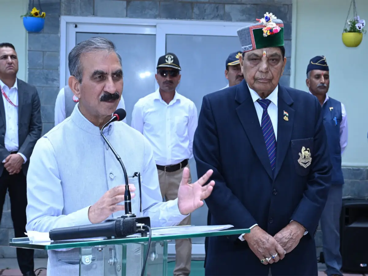 CM Sukhu with Ex Servicemen