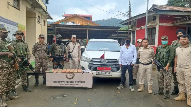 Fake Army Vehicle Busted in Manipur With 15.35 Kg Opium 3