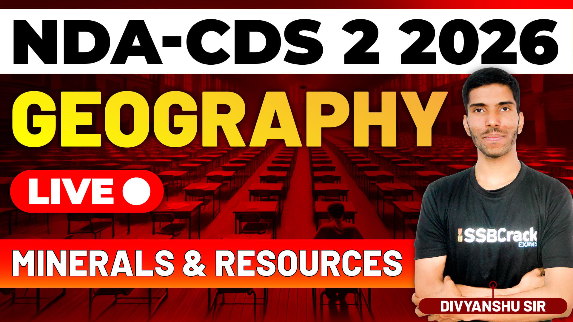 NDA CDS 2 2026 GK Geography Minerals Resources