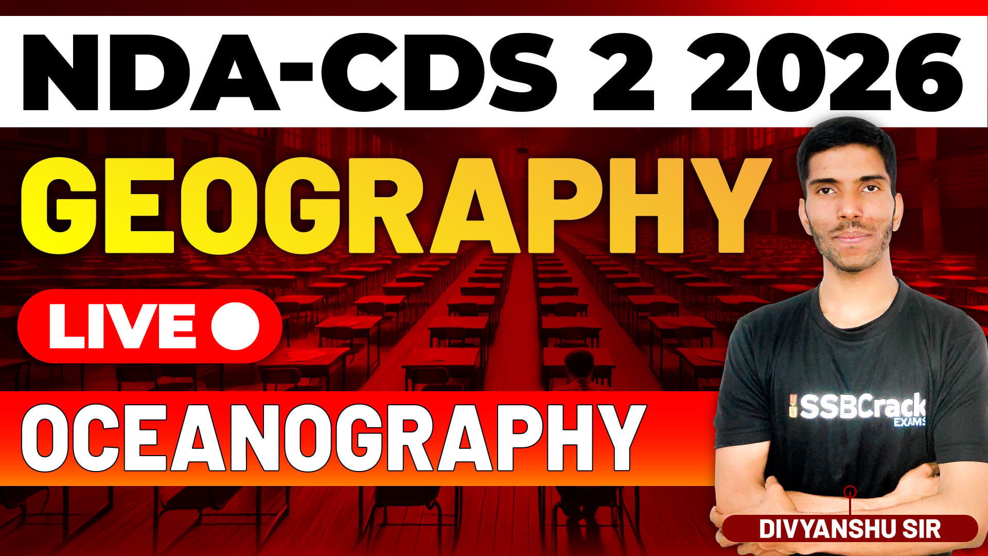 NDA CDS 2 2026 GK Geography Oceanography