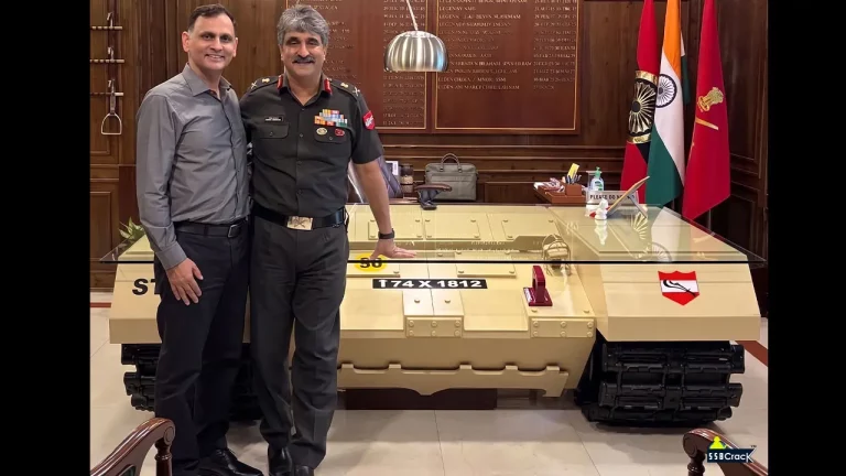 Indian Army General’s Tank-Shaped Office Desk Goes Viral