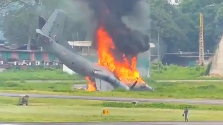 Shocking Video of IAF AN-32 Aircraft Crash Emerges