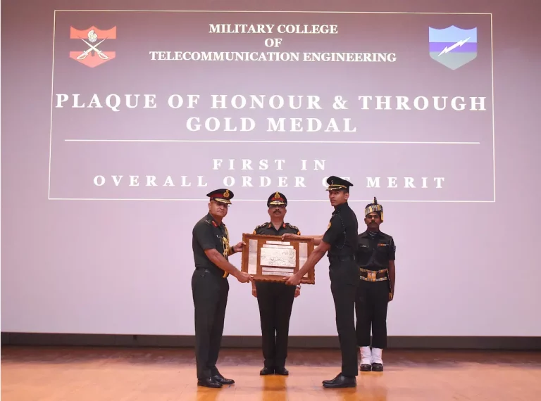 Officer Getting Award