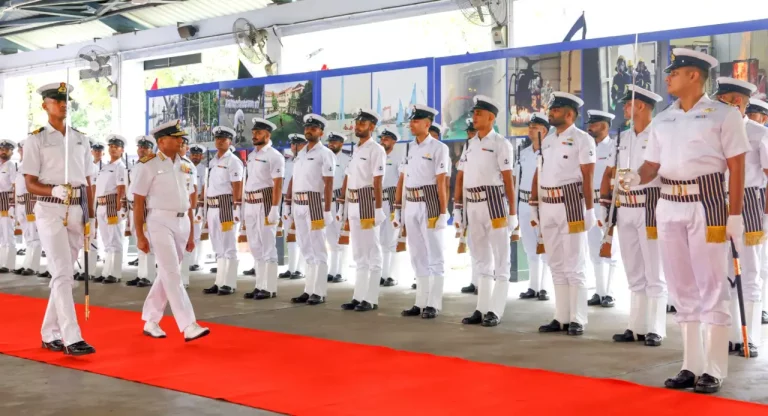 Admiral Krishna Swaminathan at Ceremony