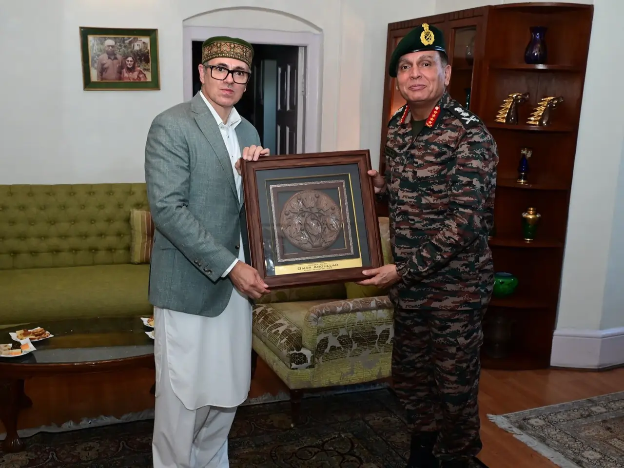 CM of JK with General Dhiraj Seth