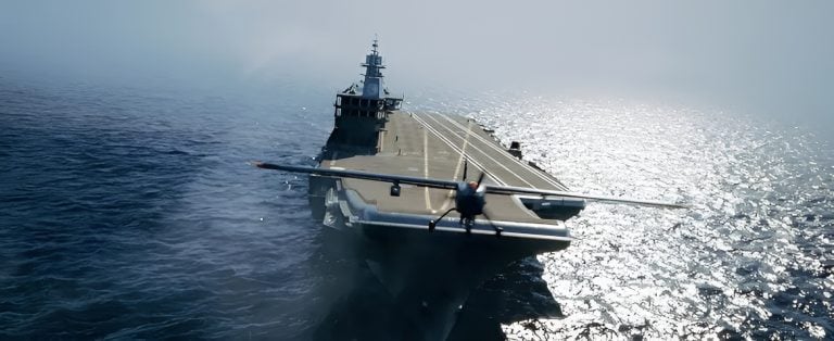 Elbit Systems Proposes Transforming Commercial Ships into Floating Drone Bases