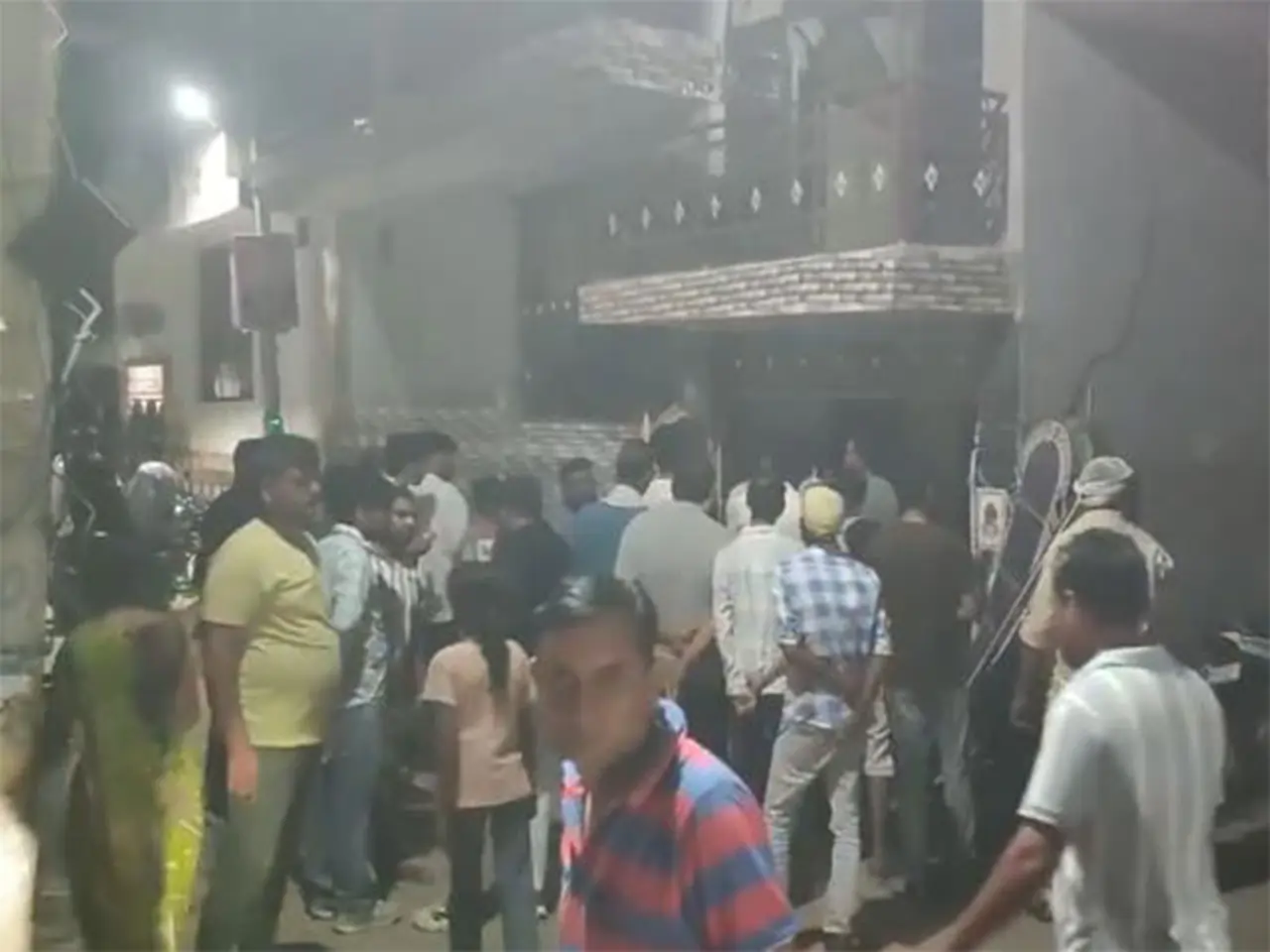 People Outside House