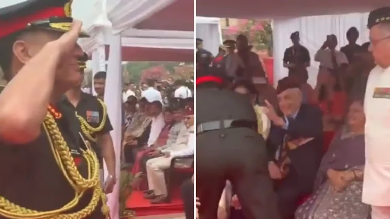 General Dhiraj Seth Seeking Blessings
