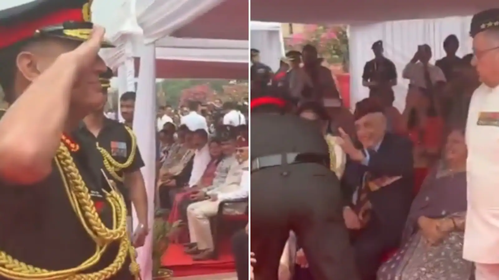 General Dhiraj Seth Seeking Blessings