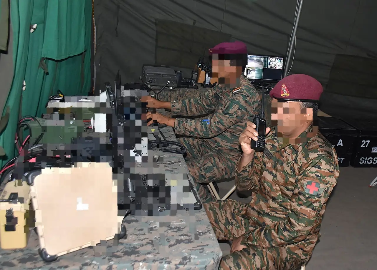 Officers Using Technology